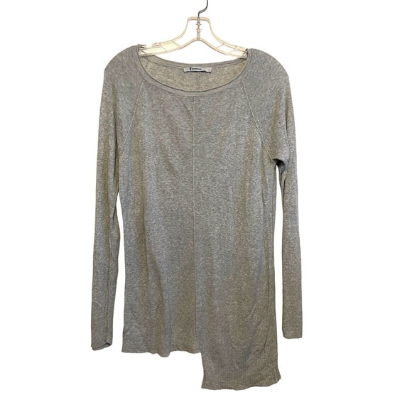 Alexander Wang Sweaters - T Alexander Wang Long Sleeve Asymmetrical Sweater Women Size Medium Gray Light‎